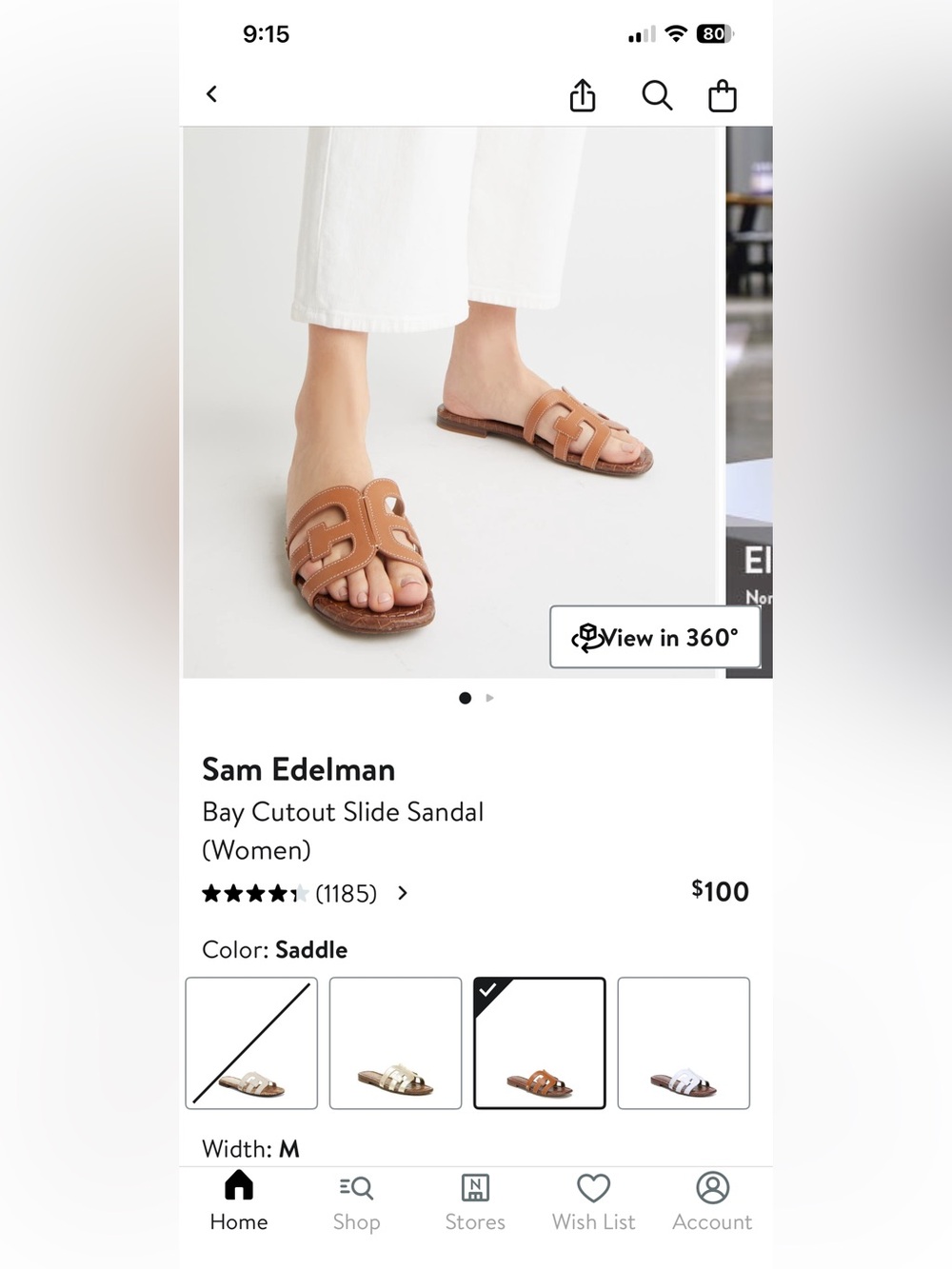Sam Edelman Bay Cutout Slide sandal - Picture 11 of 11